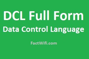 What is DCL full form