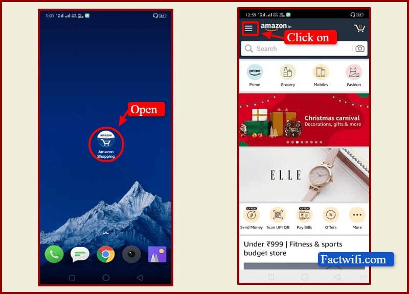 contact amazon customer care using website