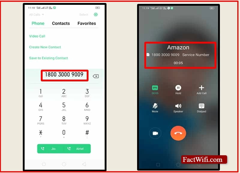 call amazon Indian customer care number