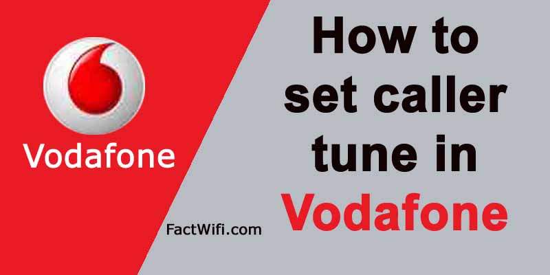 How to set caller tune in Vodafone