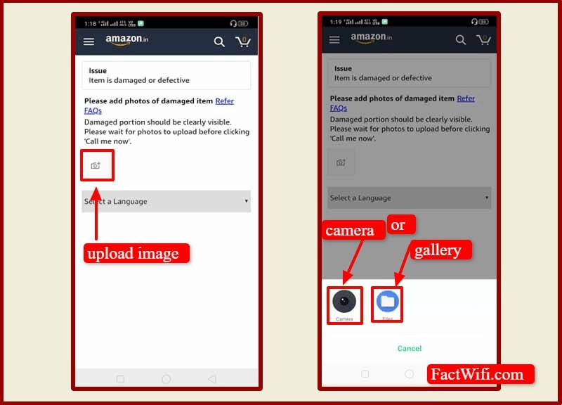 call amazon helpline customer service for product issues
