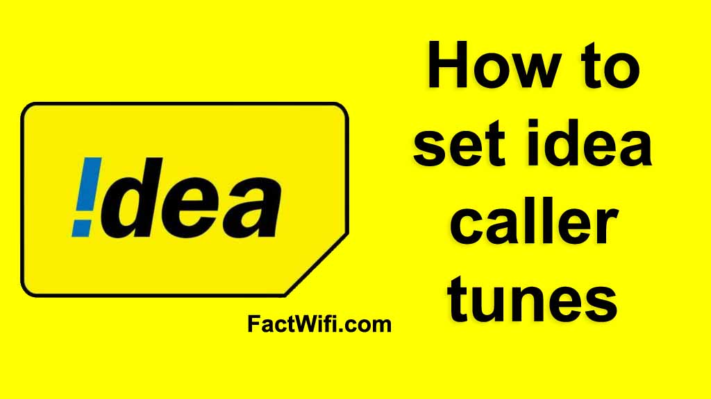 How to set idea caller tune
